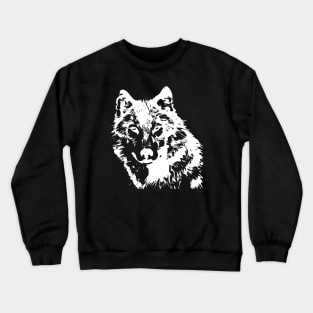 Wolf, wolf silhouette, nature and animals lovers Crewneck Sweatshirt